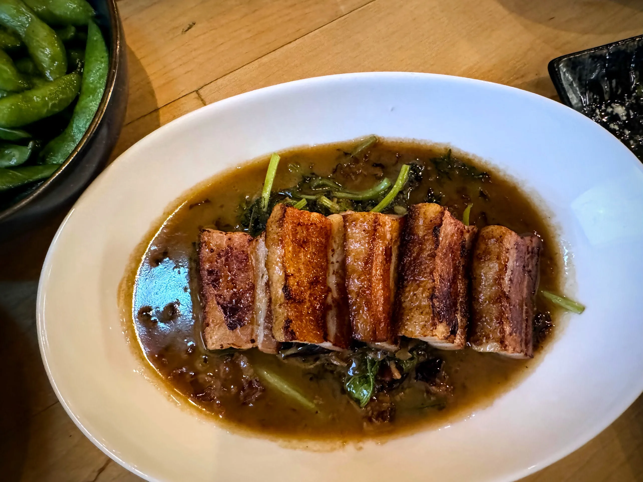 Pork dish at a partner restaurant