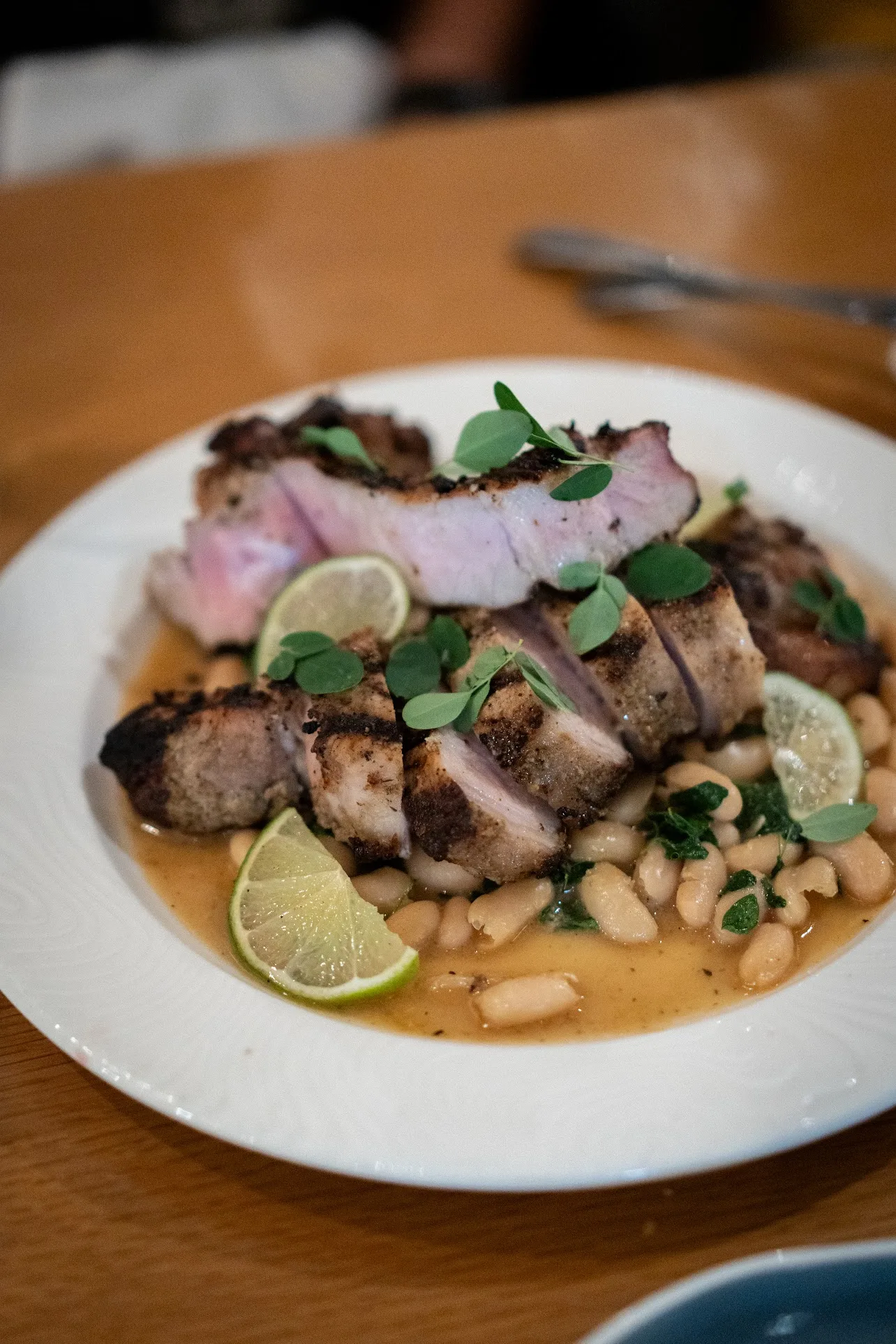 Pork dish at a partner restaurant