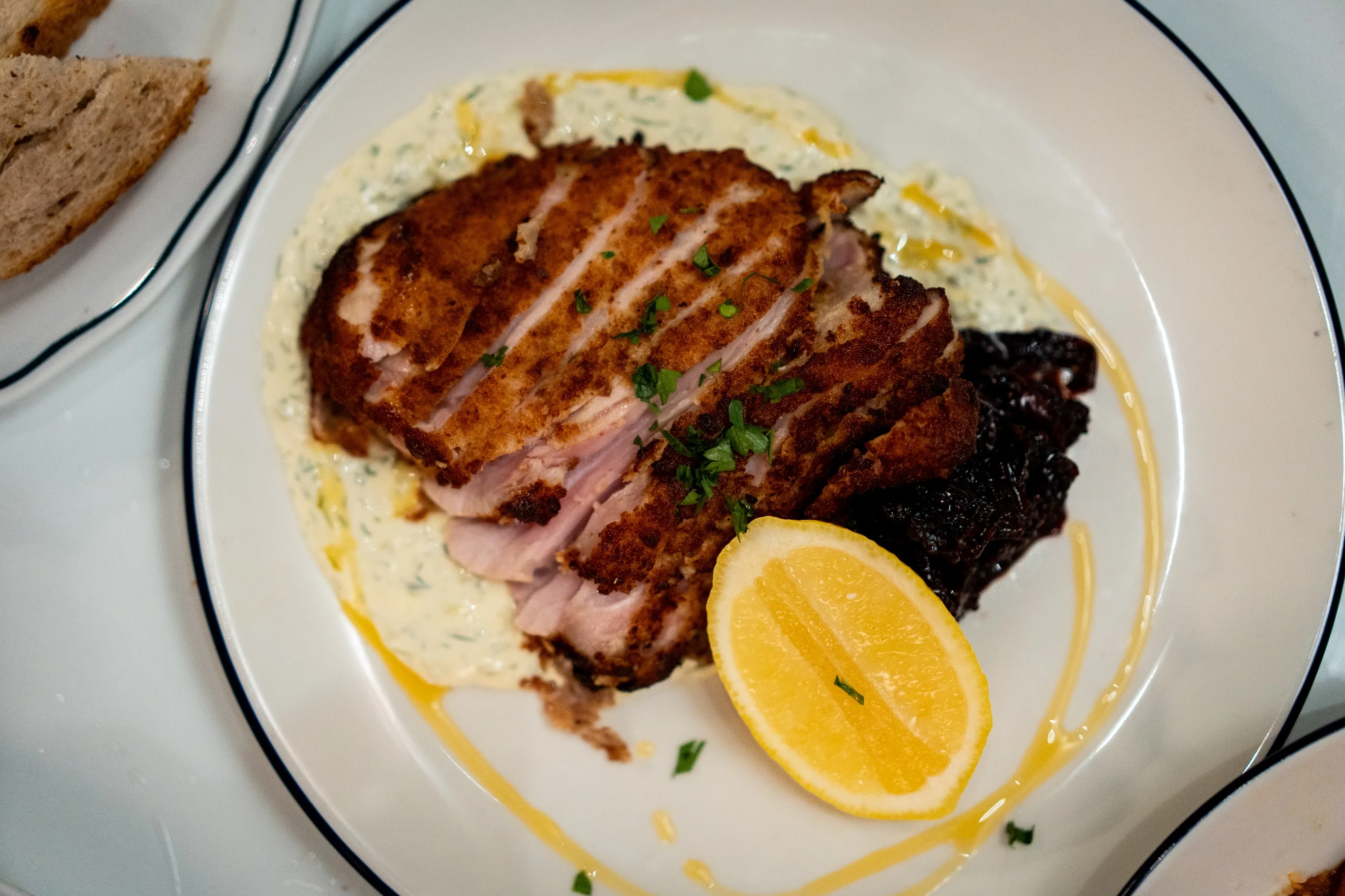 Pork dish at a partner restaurant