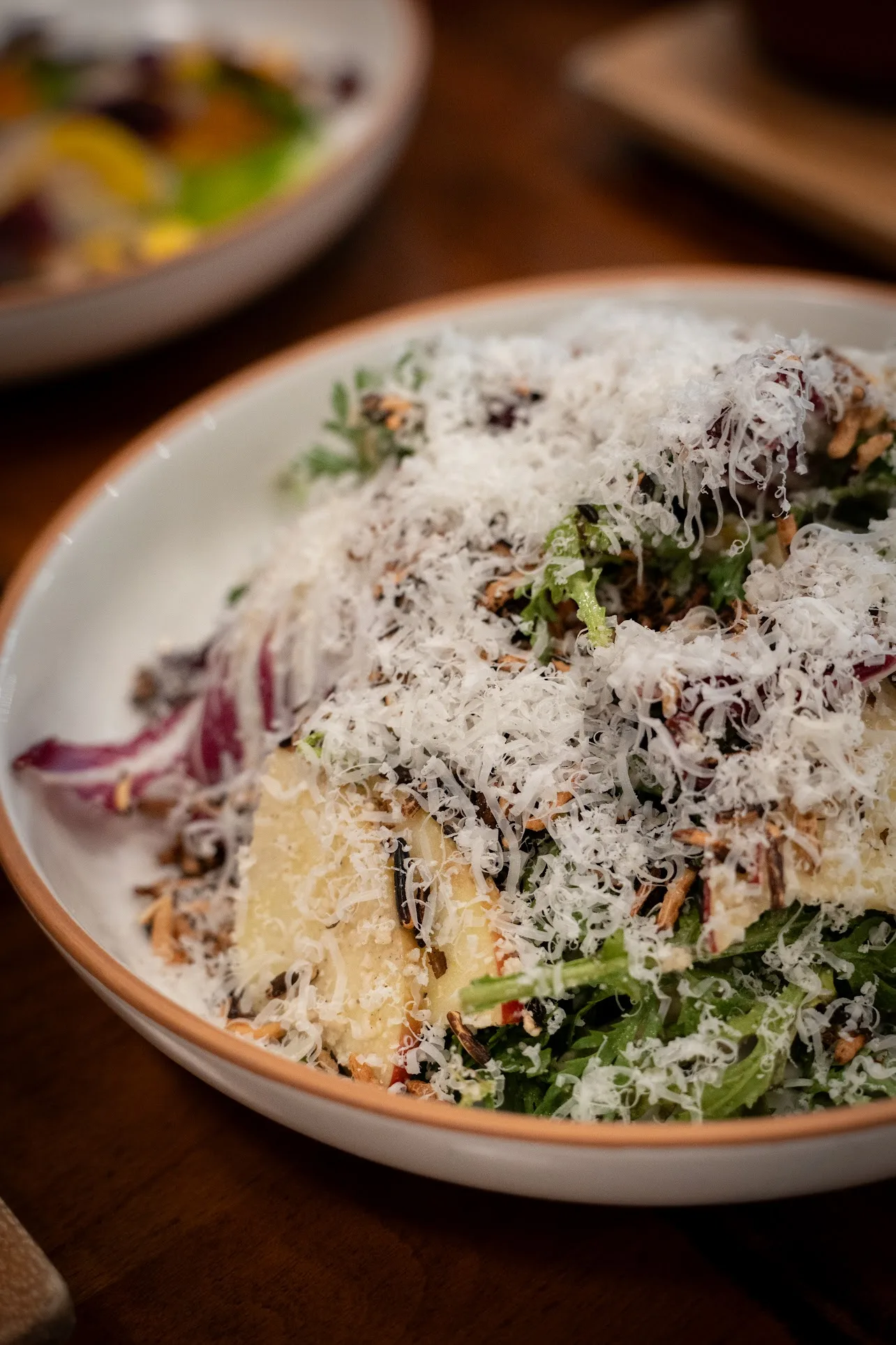 Restaurant dish featuring Mountain View Farms vegetables
