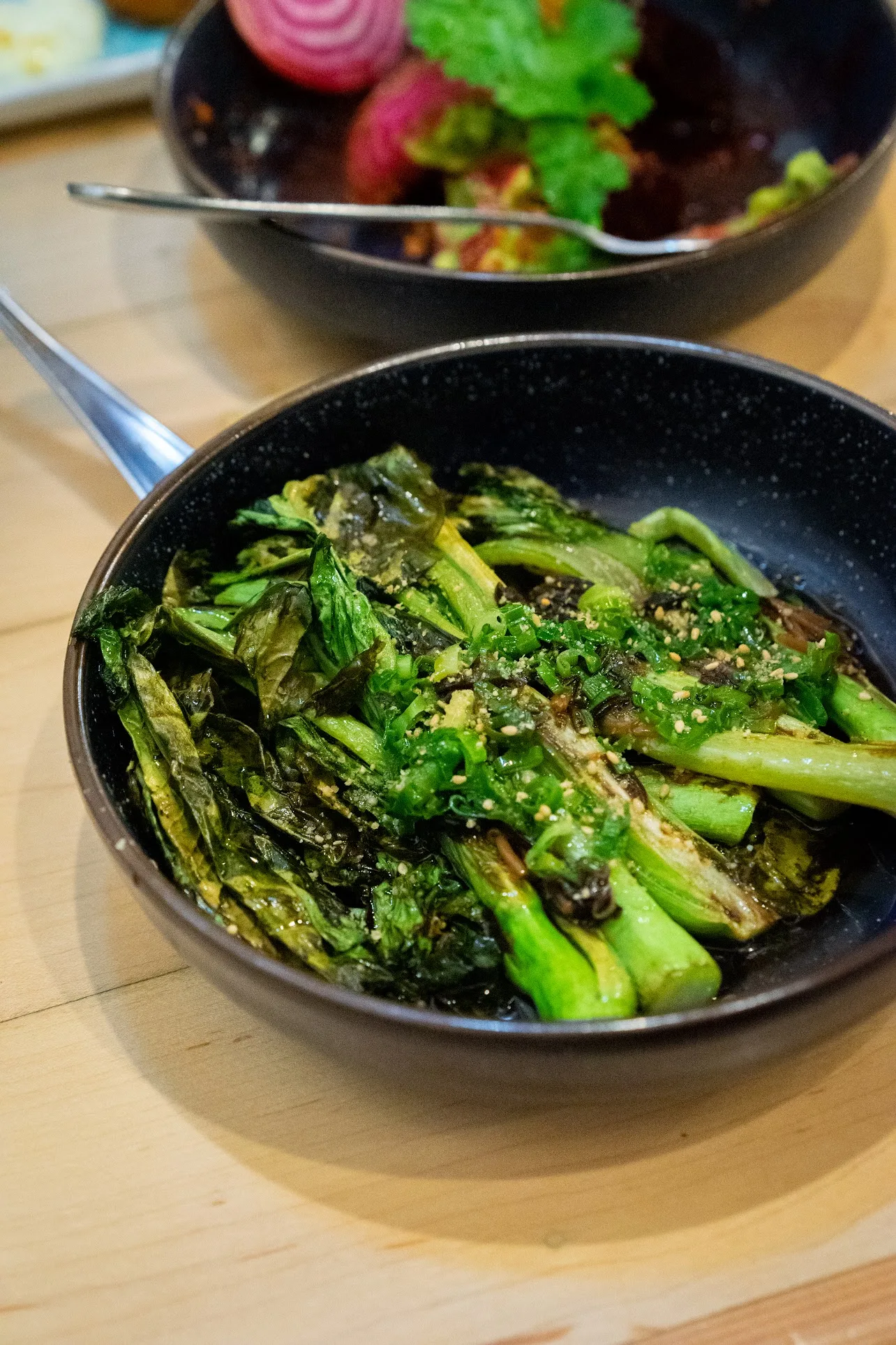 Restaurant dish featuring Mountain View Farms vegetables