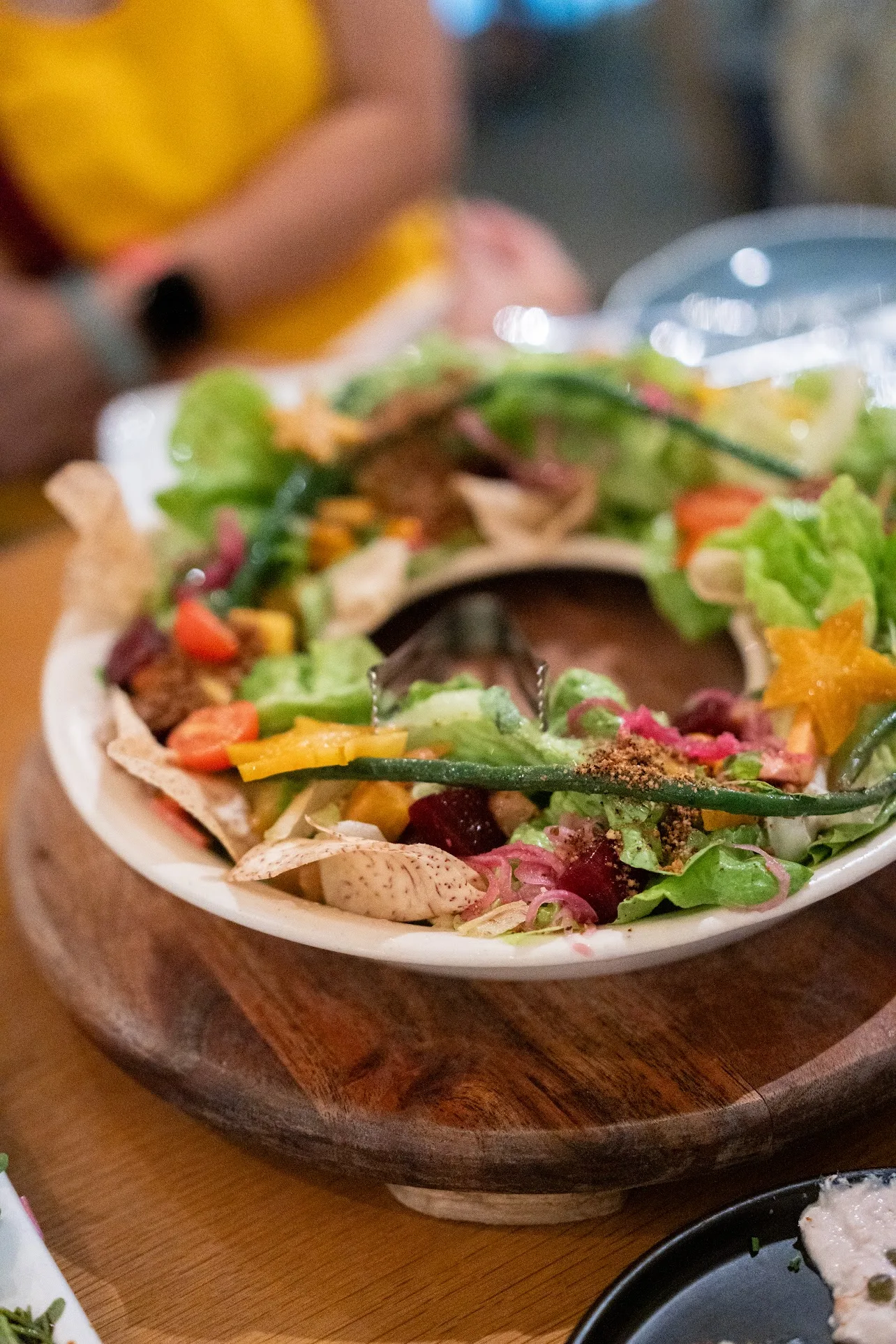 Restaurant dish featuring Mountain View Farms vegetables
