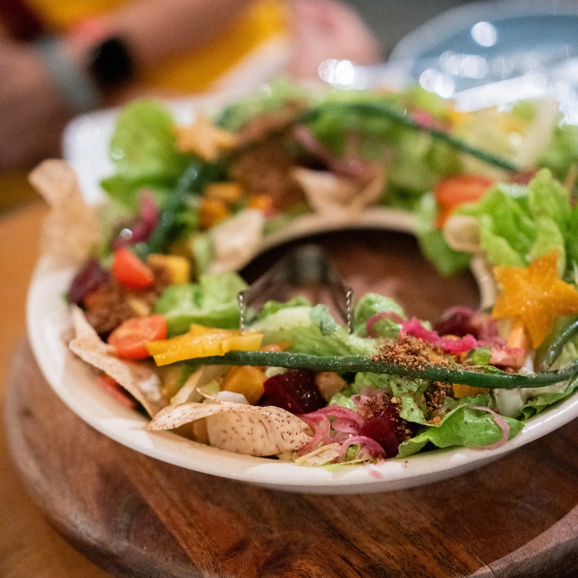 Kapa Hale's Haku Lei Po'o salad